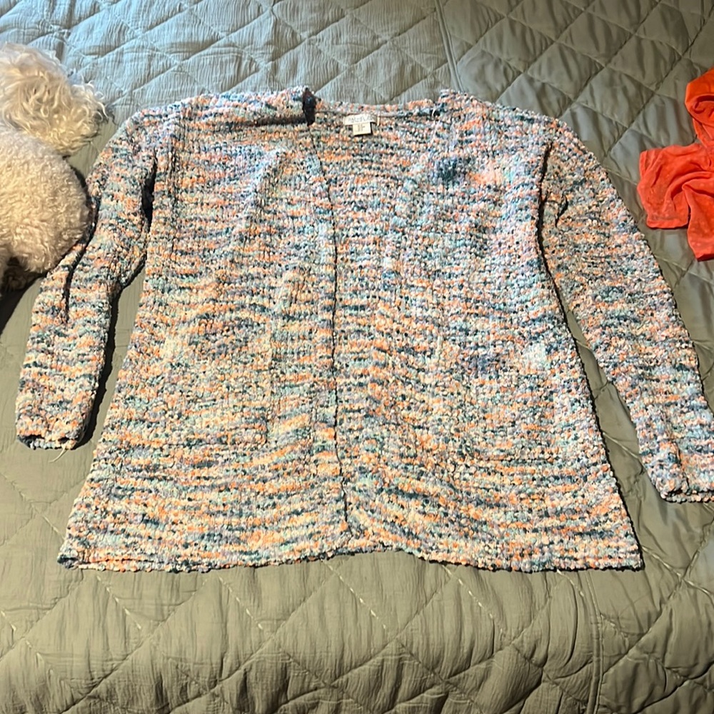 Multi-colored long sleeve Cardigan